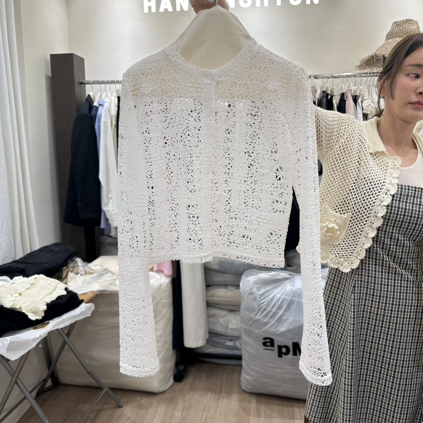 HANSUNGHYUN韓國直郵㊣女裝新品25春夏人氣熱賣休閑推薦針織衫HANSUNGHYUN針織衫圖色2