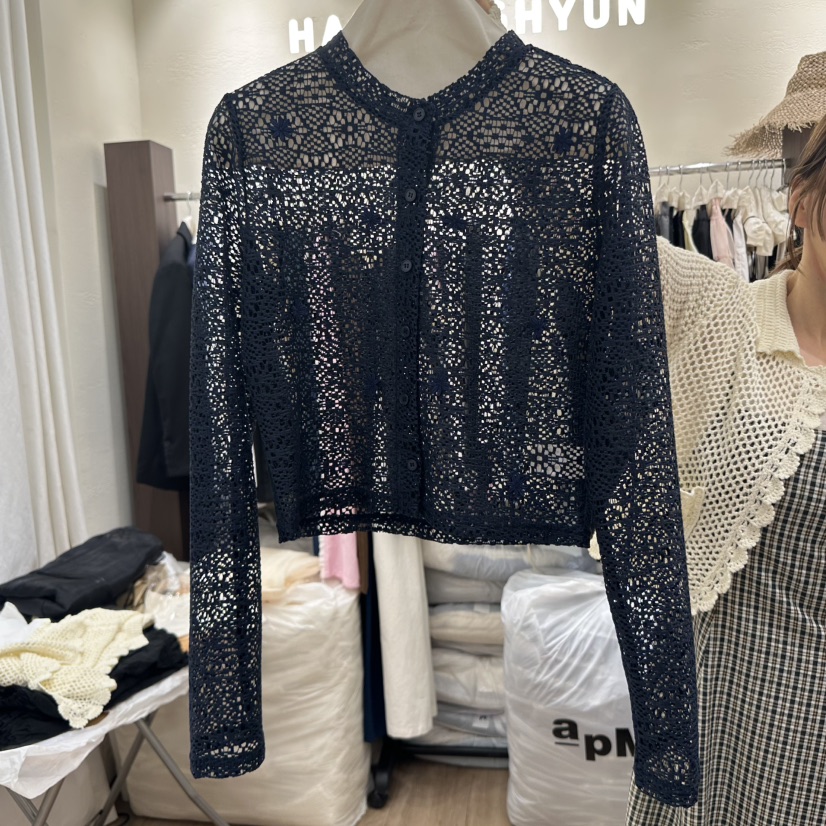 HANSUNGHYUN韓國直郵㊣女裝新品25春夏人氣熱賣休閑推薦針織衫HANSUNGHYUN針織衫圖色3