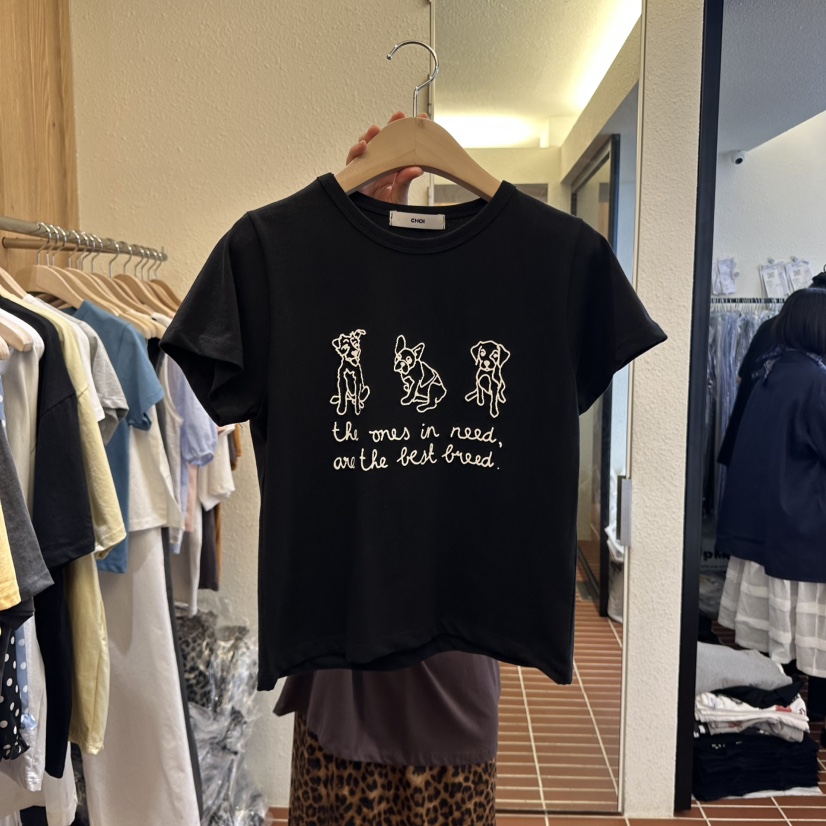 CHOI-L韓國直郵㊣女裝新款25春夏休閑熱賣推薦人氣時尚T恤CHOIT恤圖色3