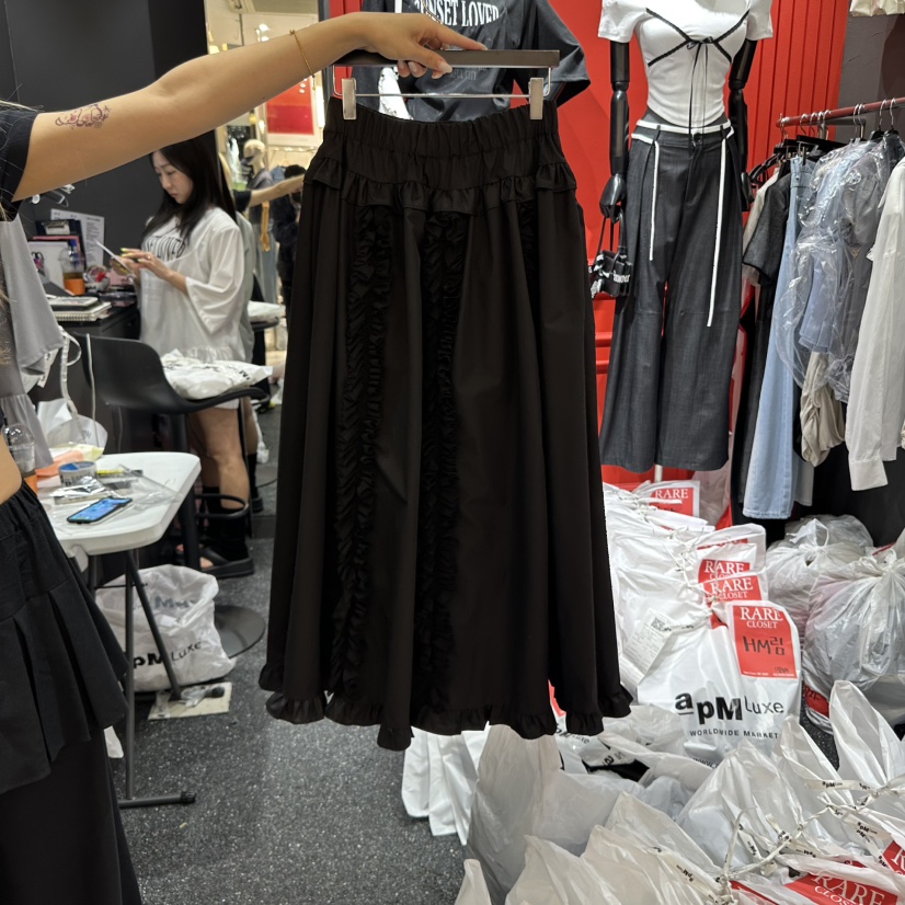RARE CLOSET直郵韓國代購㊣女裝新款休閑25春夏時尚人氣長裙RARE CLOSET長裙