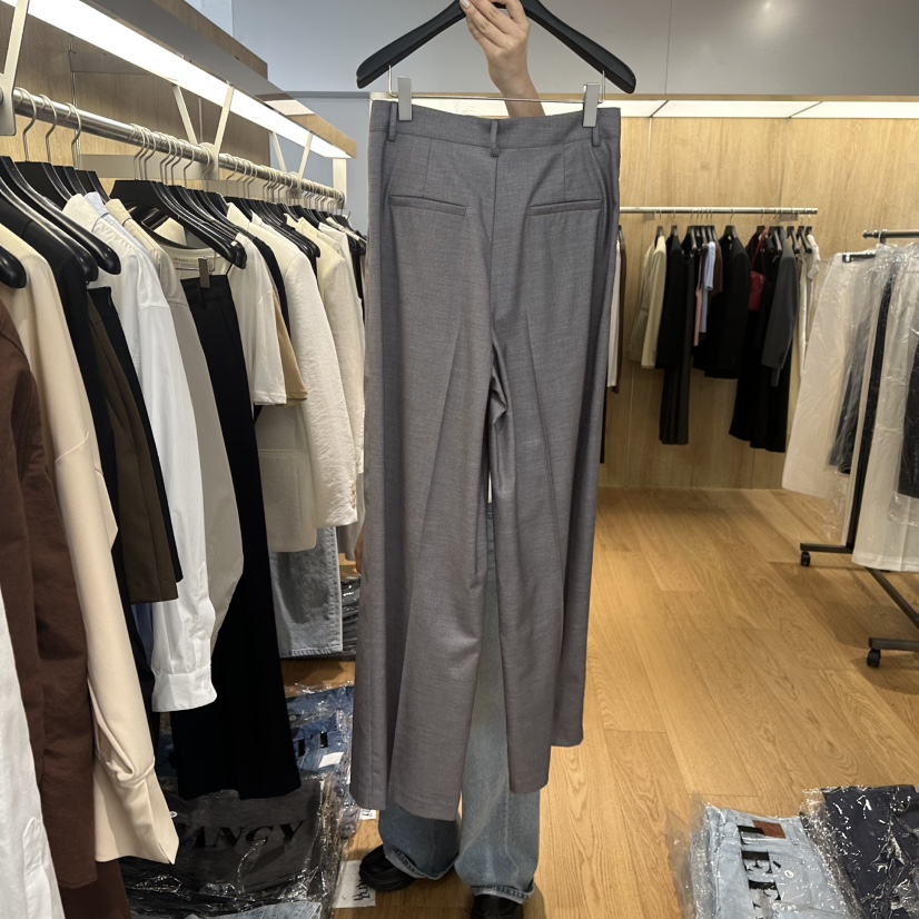 LEFANCY韓國直郵㊣東大門實拍女裝新品推薦熱賣休閑褲羊毛絲綢LEFANCY休閑褲
