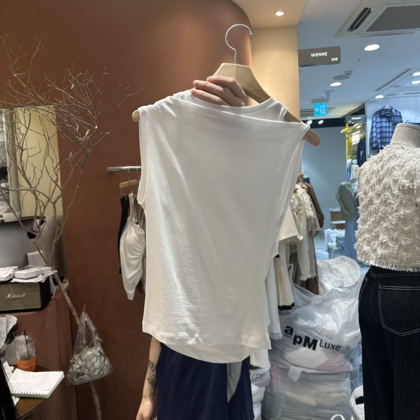MIENNE韓國直郵㊣女裝新品人氣熱賣時尚推薦休閑吊帶背心套裝MIENNE吊帶/背心