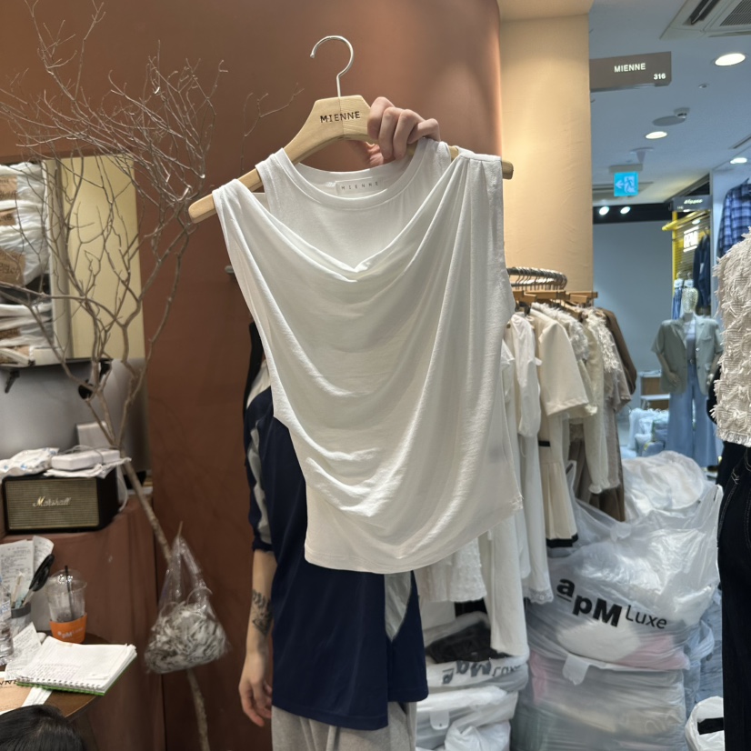MIENNE韓國直郵㊣女裝新品人氣熱賣時尚推薦休閑吊帶背心套裝MIENNE吊帶/背心