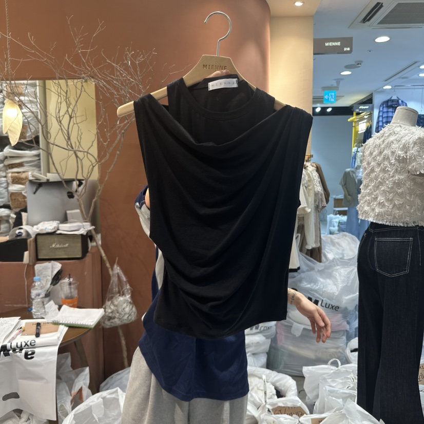 MIENNE韓國直郵㊣女裝新品人氣熱賣時尚推薦休閑吊帶背心套裝MIENNE吊帶/背心圖色4
