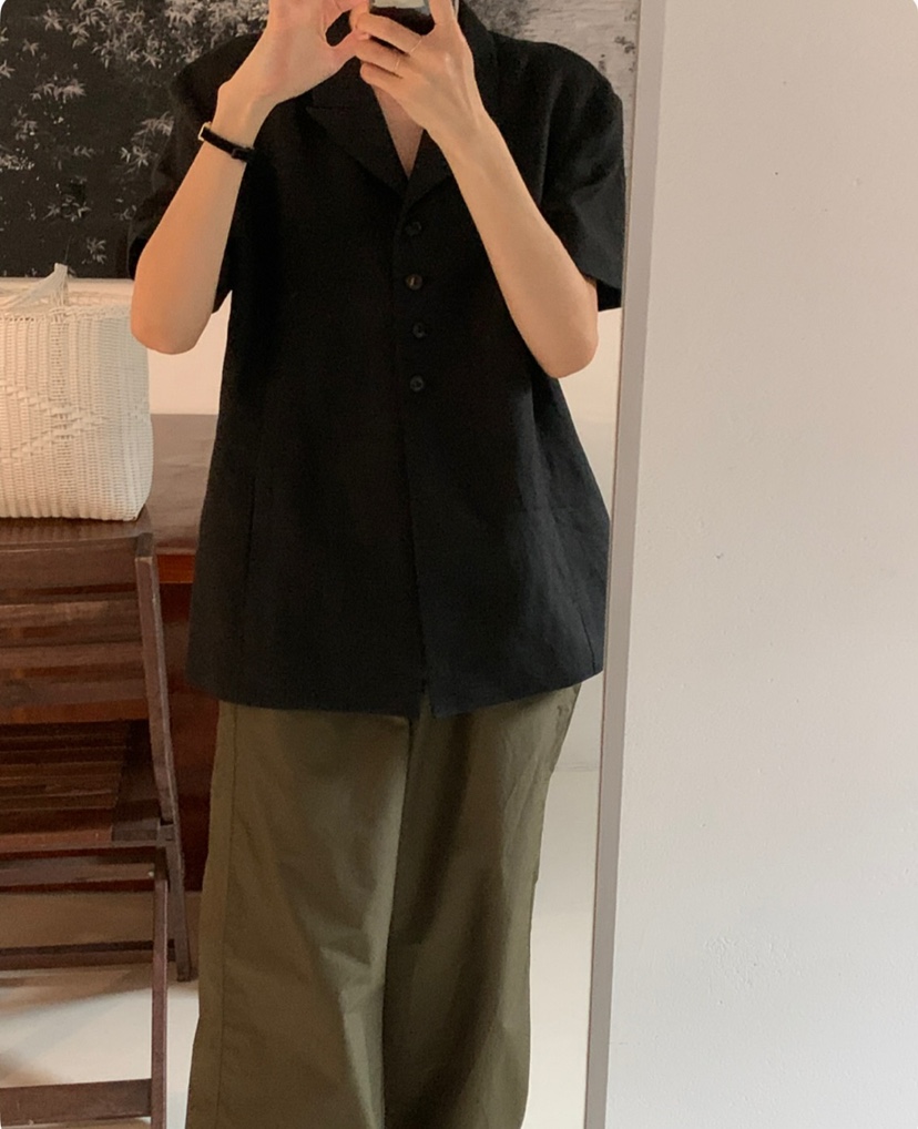 A Flan直郵韓國代購㊣女裝新款時尚25春夏休閑人氣熱賣休閑褲AFN/A Flan休閑褲