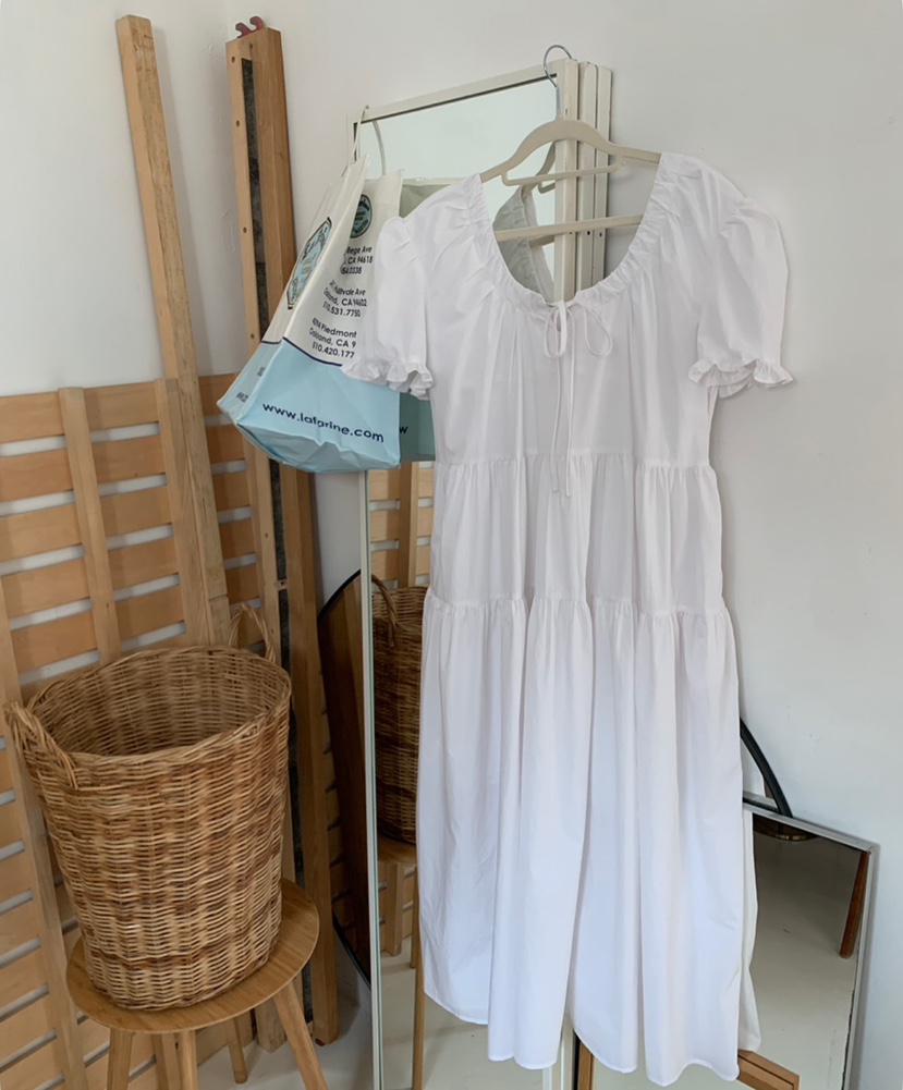 A Flan直郵韓國代購㊣女裝新品25春夏熱賣推薦人氣時尚連衣裙AFN/A Flan連衣裙