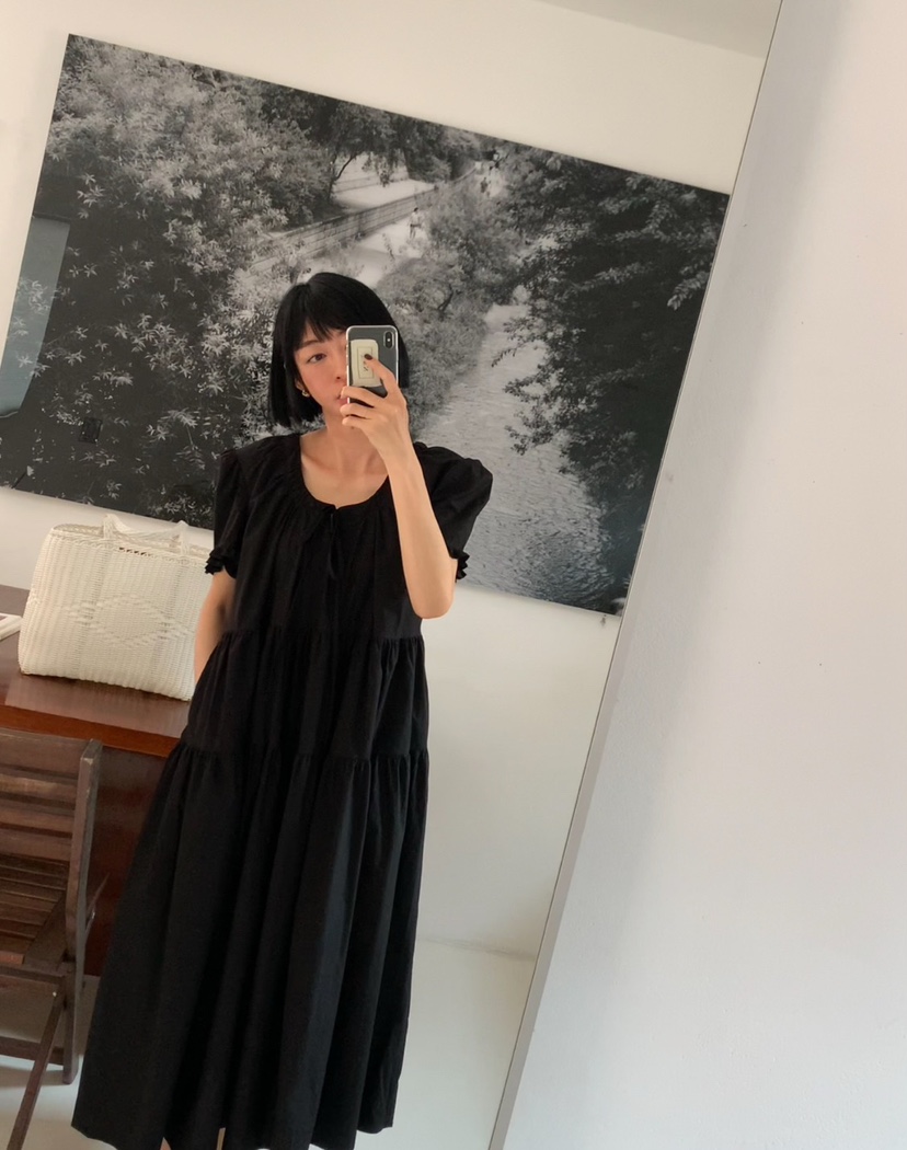 A Flan直郵韓國代購㊣女裝新品25春夏熱賣推薦人氣時尚連衣裙AFN/A Flan連衣裙