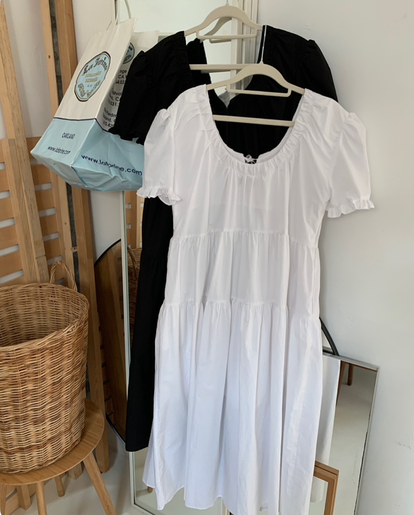 A Flan直郵韓國代購㊣女裝新品25春夏熱賣推薦人氣時尚連衣裙AFN/A Flan連衣裙