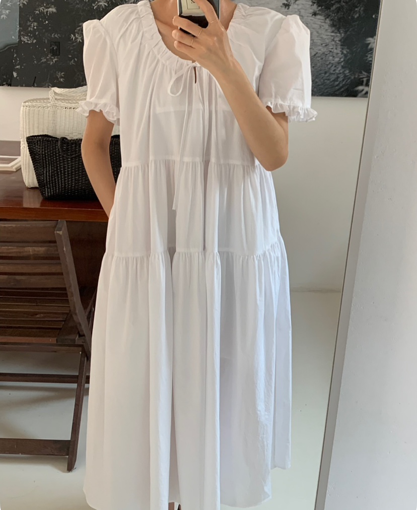 A Flan直郵韓國代購㊣女裝新品25春夏熱賣推薦人氣時尚連衣裙AFN/A Flan連衣裙