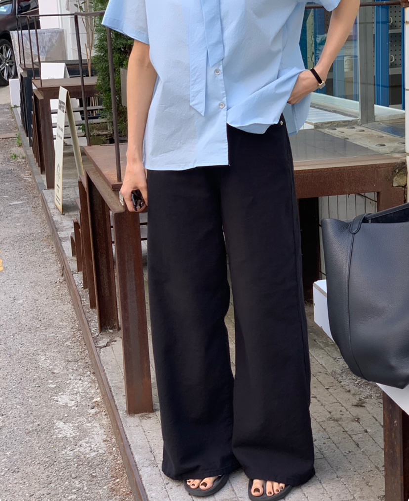 A Flan韓國㊣直郵東大門代購女裝新品休閑推薦25春夏襯衫蕾絲衫AFN/A Flan襯衫/蕾絲衫