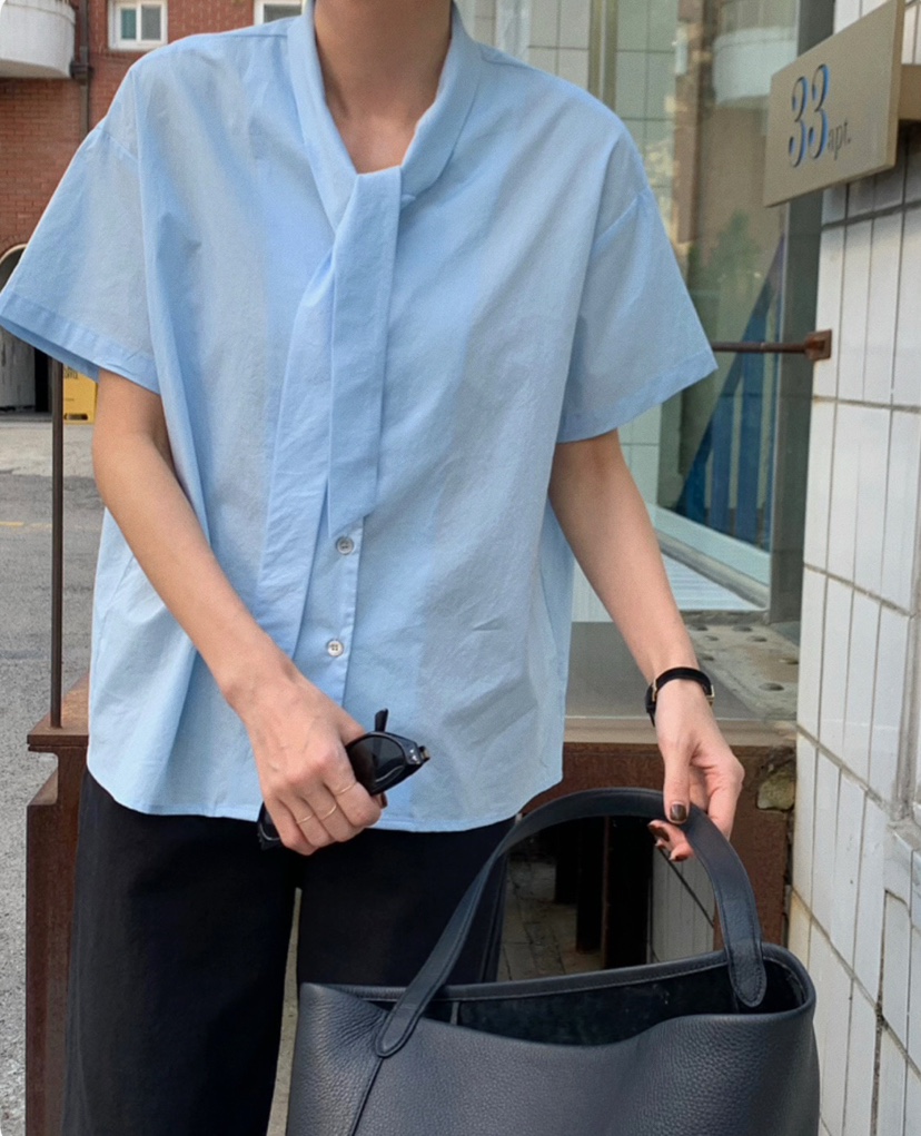 A Flan韓國㊣直郵東大門代購女裝新品休閑推薦25春夏襯衫蕾絲衫AFN/A Flan襯衫/蕾絲衫