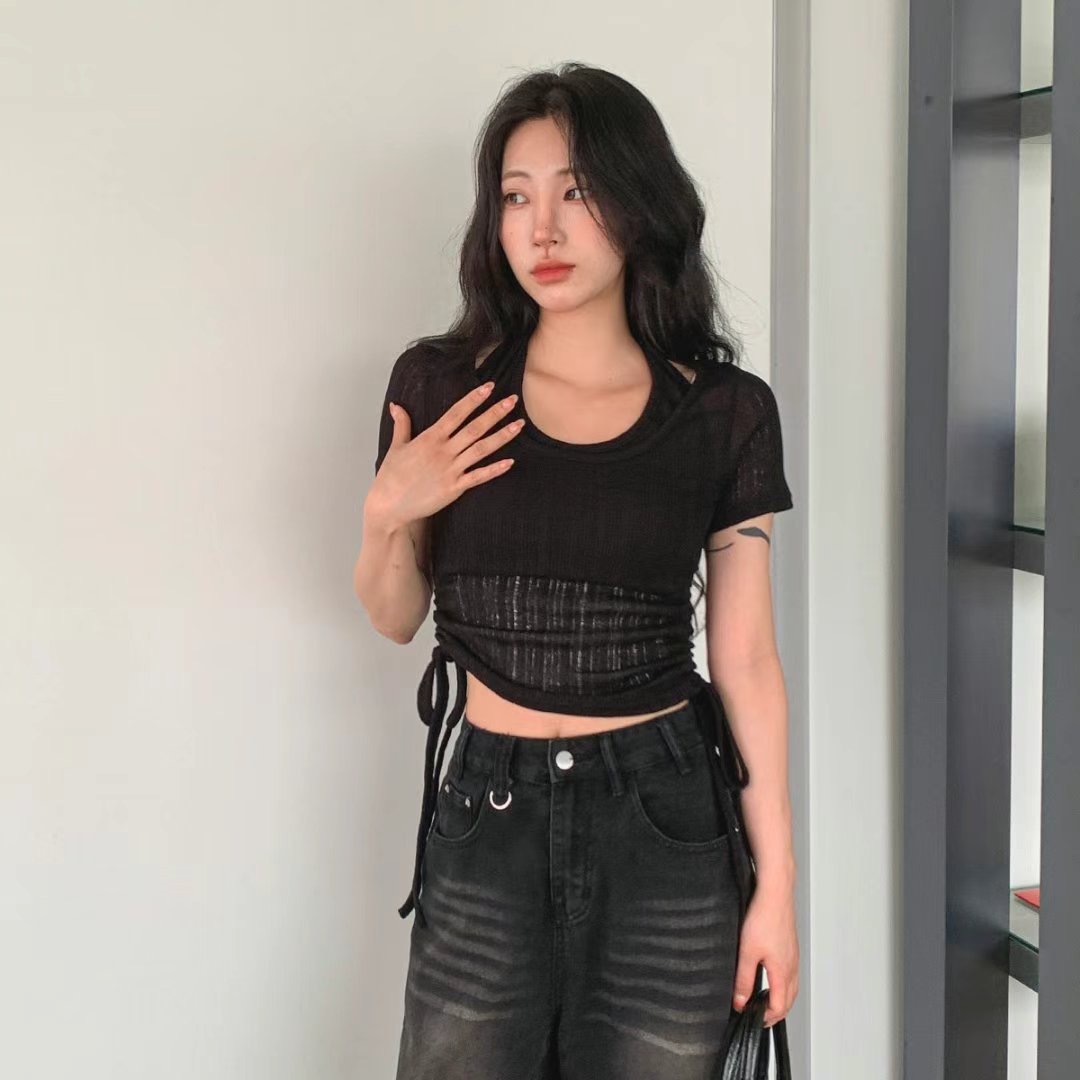 DARPHIN-달팡-T韓國㊣直郵東大門代購女裝新款推薦針織衫不含內搭DARPHIN-달팡-T針織衫