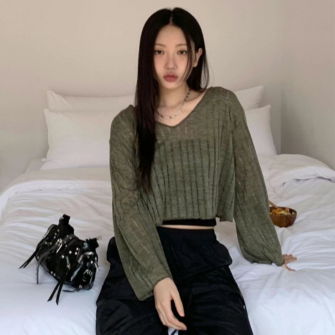 DARPHIN-달팡-T韓國直郵㊣女裝新品推薦熱賣時尚人氣針織衫DARPHIN-달팡-T針織衫