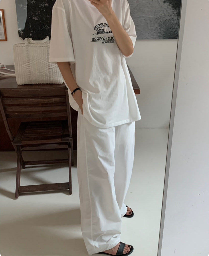 A Flan韓國㊣直郵東大門代購女裝新款人氣時尚25春夏推薦T恤AFN/A FlanT恤