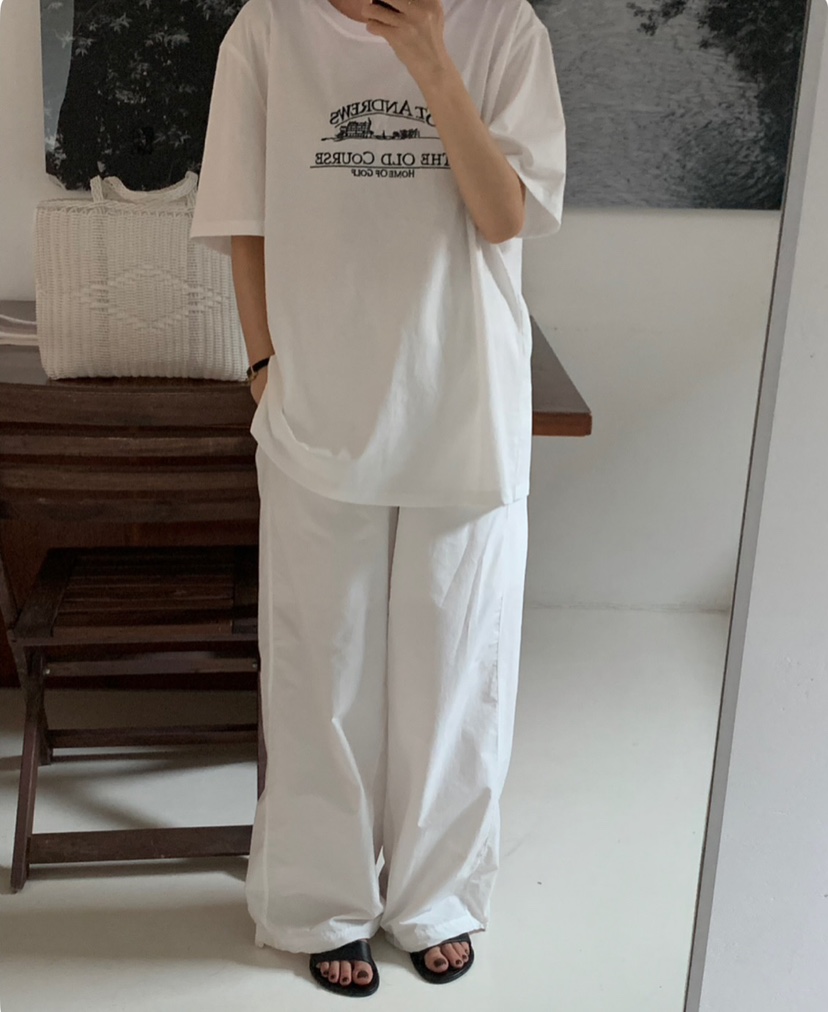 A Flan韓國㊣直郵東大門代購女裝新款人氣時尚25春夏推薦T恤AFN/A FlanT恤