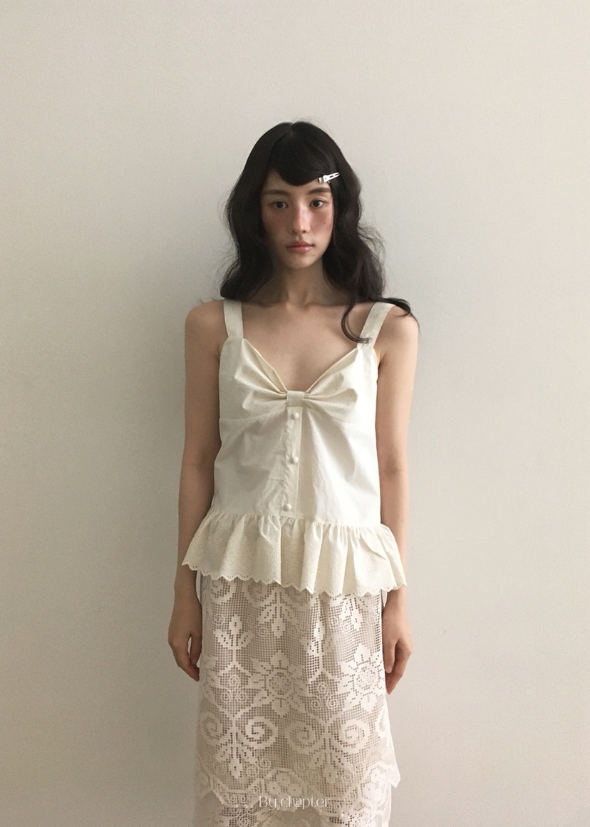 BY CHAPTER韓國直郵㊣東大門實拍女裝新品推薦25春夏吊帶背心Chapter吊帶/背心