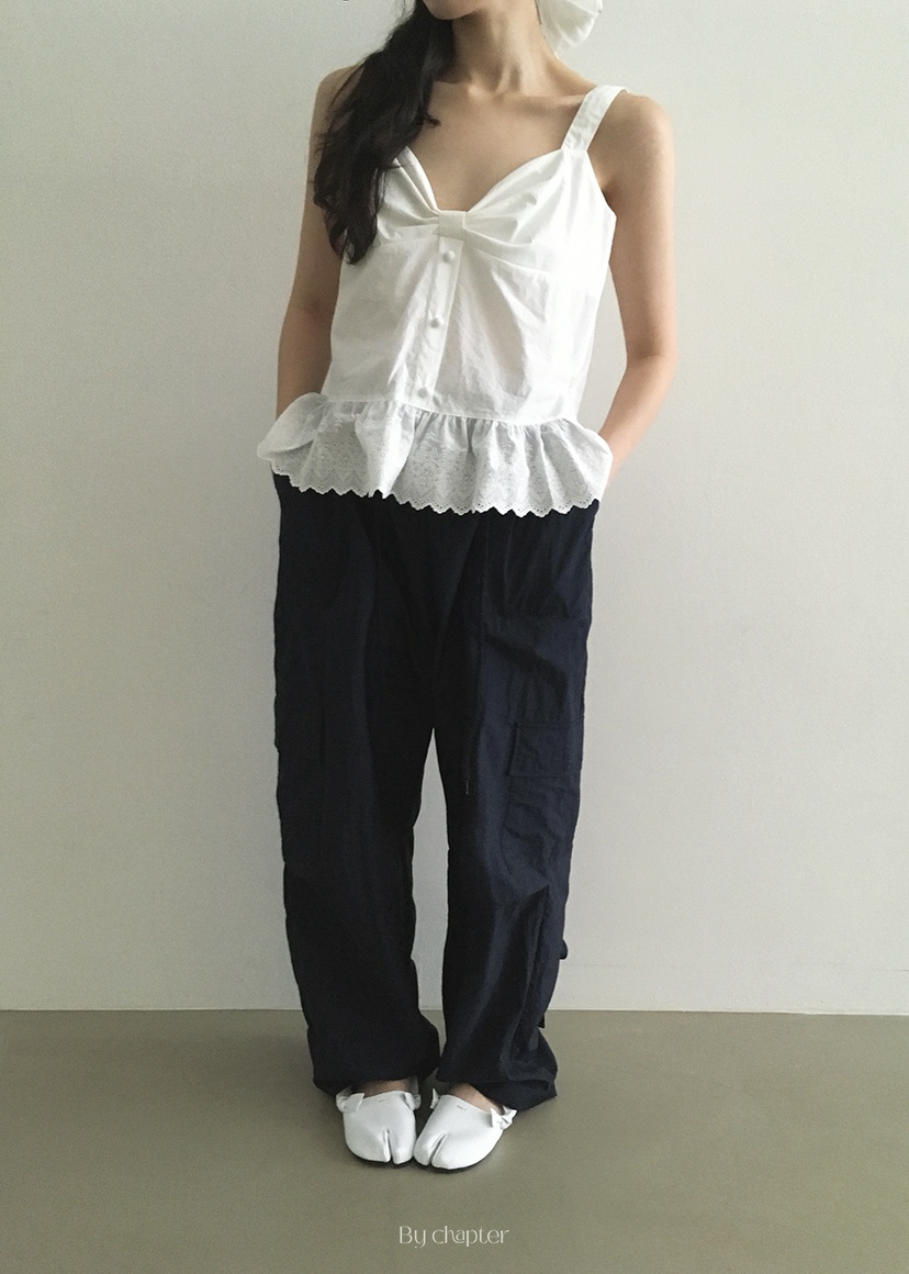 BY CHAPTER韓國直郵㊣東大門實拍女裝新品推薦25春夏吊帶背心Chapter吊帶/背心