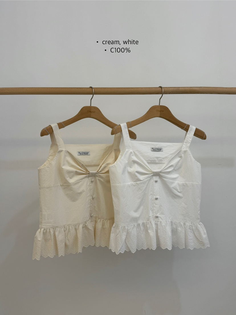 BY CHAPTER韓國直郵㊣東大門實拍女裝新品推薦25春夏吊帶背心Chapter吊帶/背心