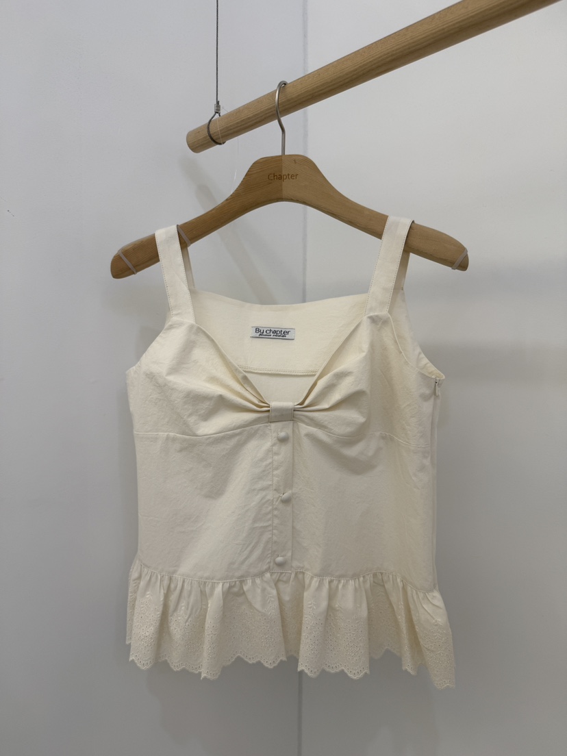 BY CHAPTER韓國直郵㊣東大門實拍女裝新品推薦25春夏吊帶背心Chapter吊帶/背心
