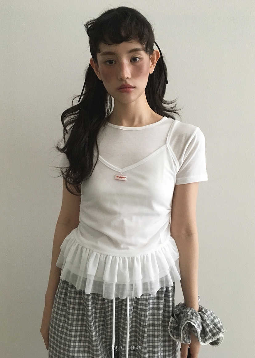 BY CHAPTER韓國直郵㊣東大門實拍女裝新款人氣休閑時尚套裝Chapter套裝