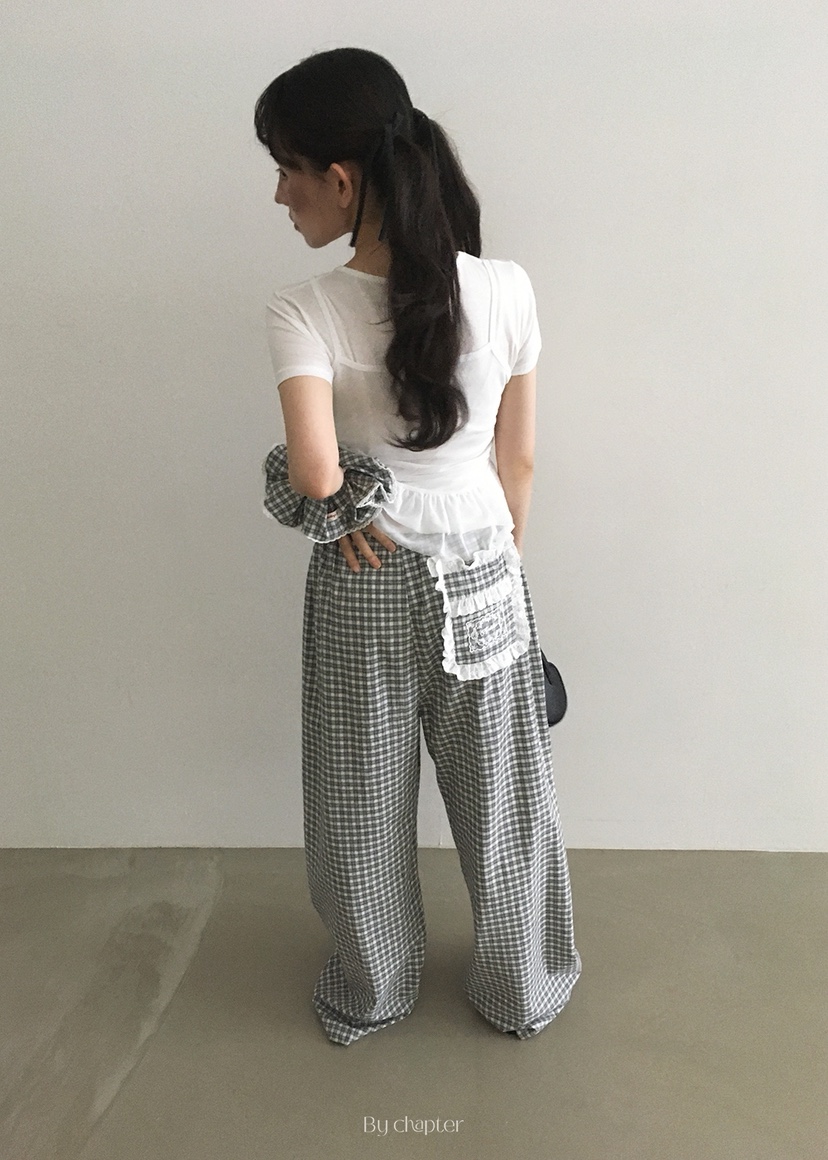 BY CHAPTER韓國直郵㊣東大門實拍女裝新款人氣休閑時尚套裝Chapter套裝
