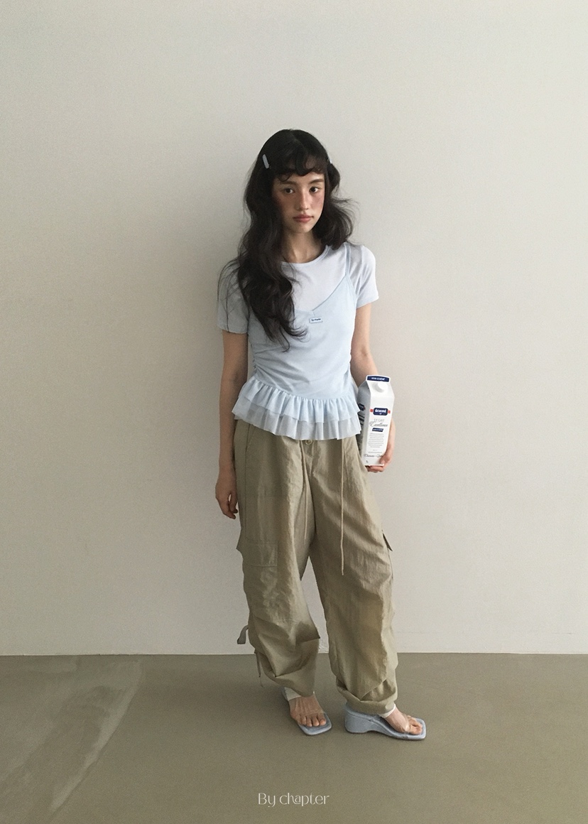 BY CHAPTER韓國直郵㊣東大門實拍女裝新款人氣休閑時尚套裝Chapter套裝