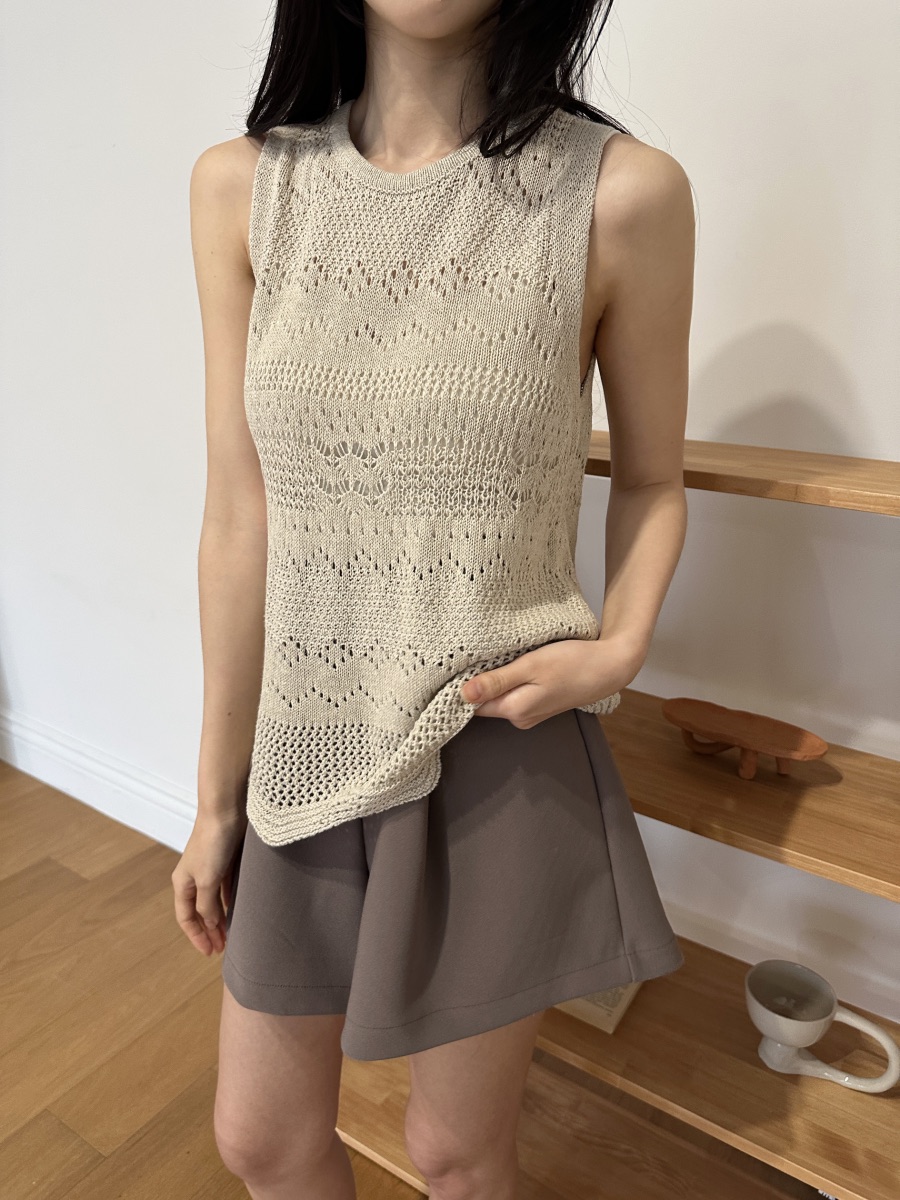 CLASSY-O韓國直郵㊣女裝新款推薦熱賣休閑時尚吊帶背心亞麻CLASSY-O吊帶/背心