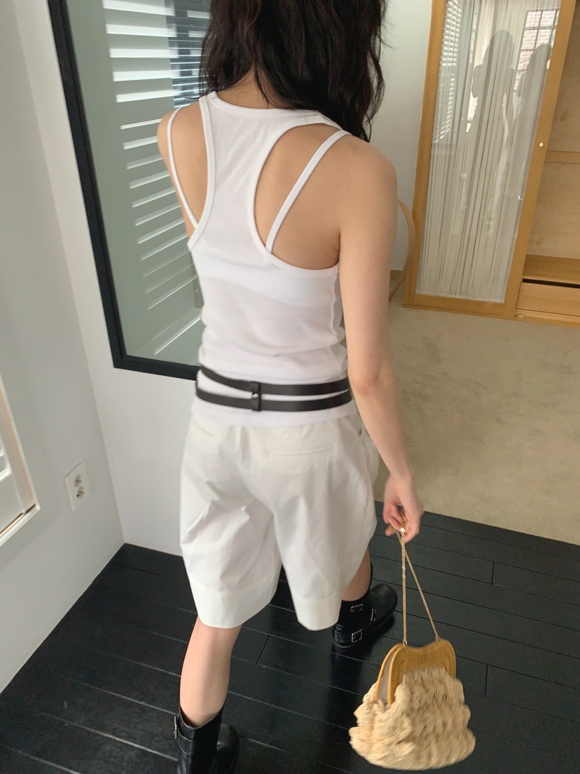 JKICHI韓國直郵㊣東大門實拍女裝新款休閑熱賣25春夏吊帶背心JKICHI吊帶/背心