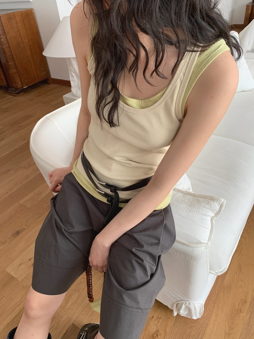 JKICHI韓國直郵㊣東大門實拍女裝新款休閑熱賣25春夏吊帶背心JKICHI吊帶/背心