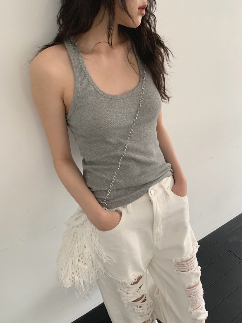JKICHI韓國直郵㊣東大門實拍女裝新款休閑熱賣25春夏吊帶背心JKICHI吊帶/背心
