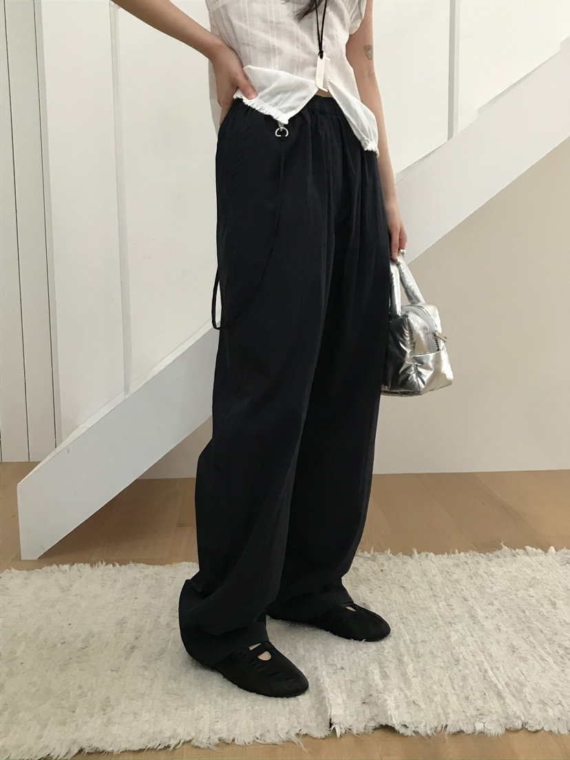 ESCHER韓國直郵㊣女裝新款人氣時尚休閑25春夏推薦熱賣休閑褲ESCHER休閑褲