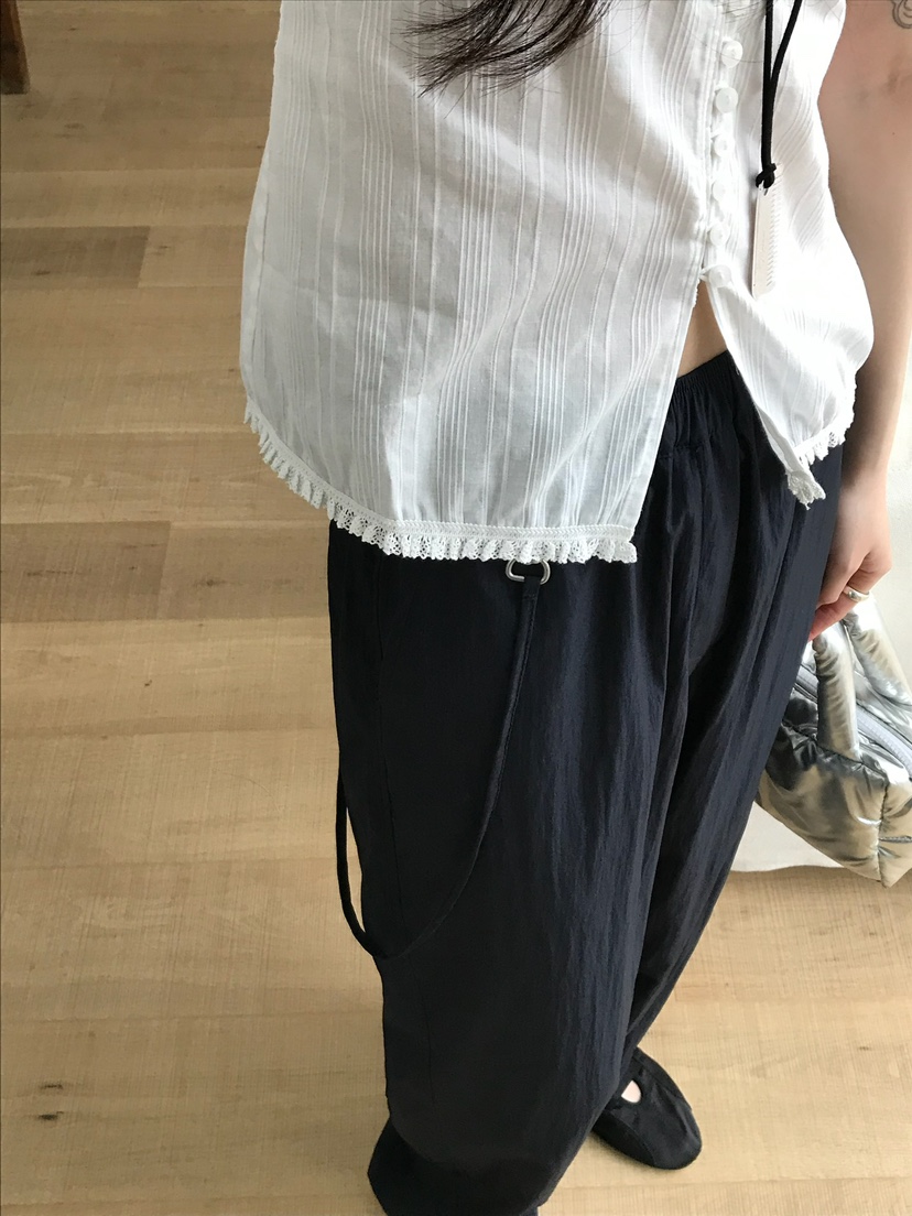 ESCHER韓國直郵㊣女裝新款人氣時尚休閑25春夏推薦熱賣休閑褲ESCHER休閑褲