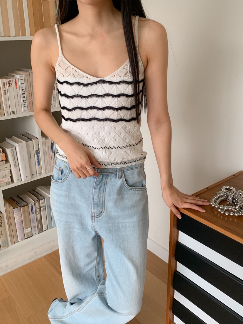 DARLUZ_MI韓國直郵㊣東大門實拍女裝新品休閑人氣熱賣吊帶背心DARLUZ_MI吊帶/背心