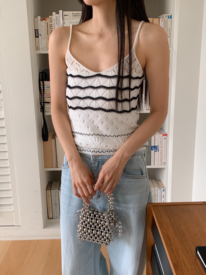 DARLUZ_MI韓國直郵㊣東大門實拍女裝新品休閑人氣熱賣吊帶背心DARLUZ_MI吊帶/背心圖色4