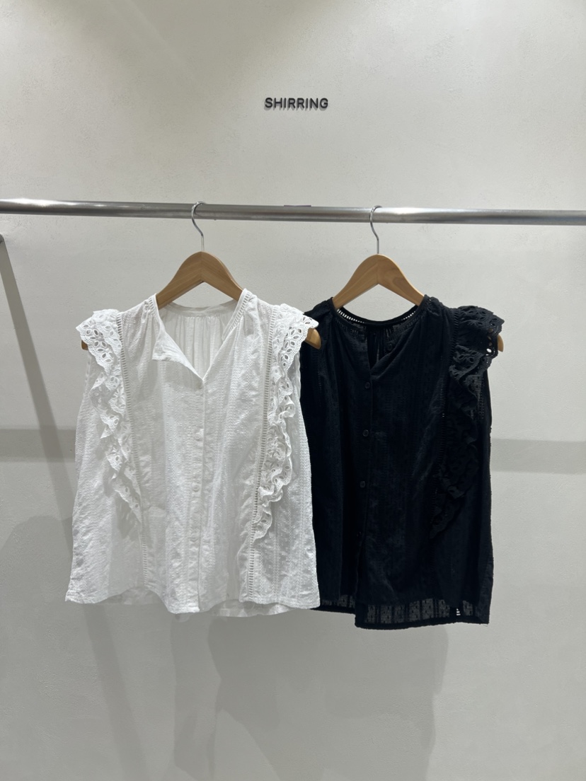 SHIRRING韓國㊣直郵東大門代購女裝新品時尚熱賣襯衫蕾絲衫SHIRRING襯衫/蕾絲衫
