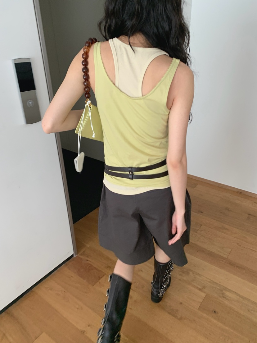 JKICHI韓國直郵㊣東大門實拍女裝新款熱賣休閑時尚吊帶背心JKICHI吊帶/背心