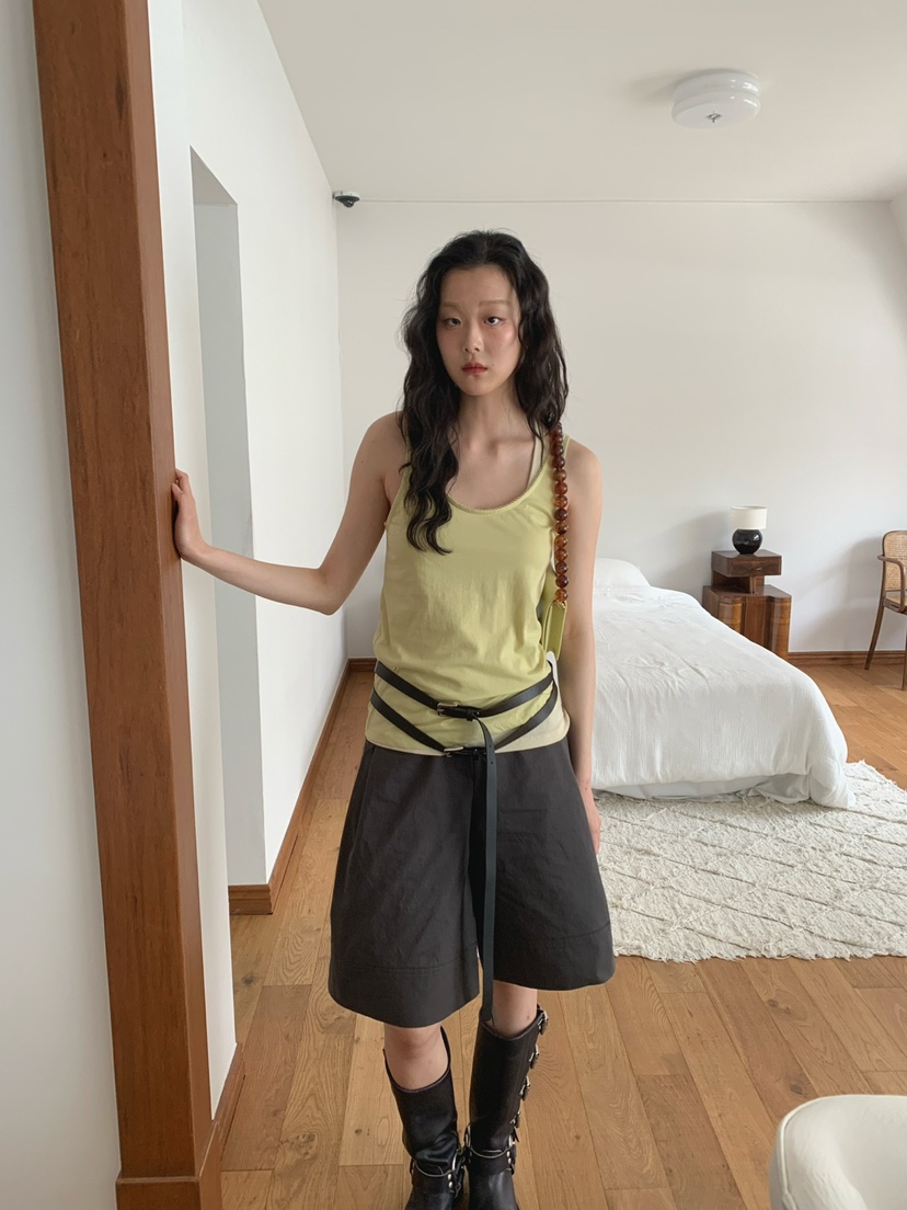 JKICHI韓國直郵㊣東大門實拍女裝新款熱賣休閑時尚吊帶背心JKICHI吊帶/背心圖色4