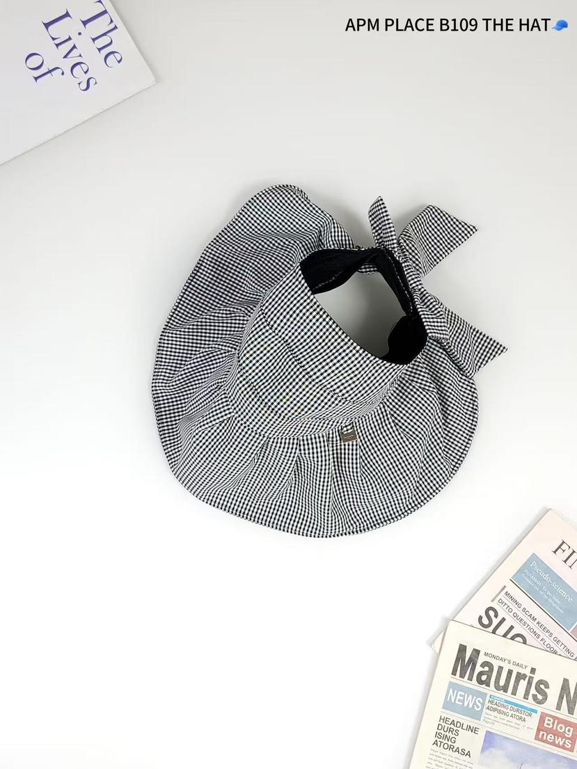 THE HAT-P韓國㊣直郵東大門代購女裝新款休閑時尚帽子格紋THE HAT帽子