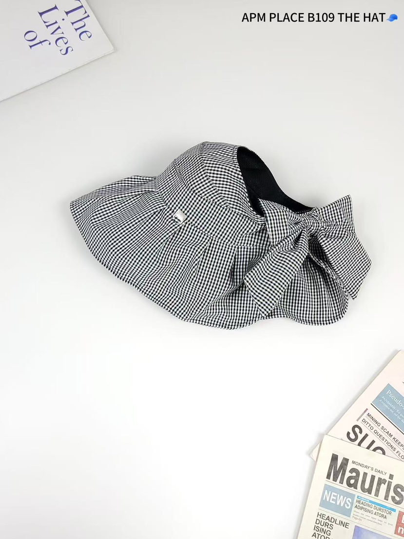 THE HAT-P韓國㊣直郵東大門代購女裝新款休閑時尚帽子格紋THE HAT帽子