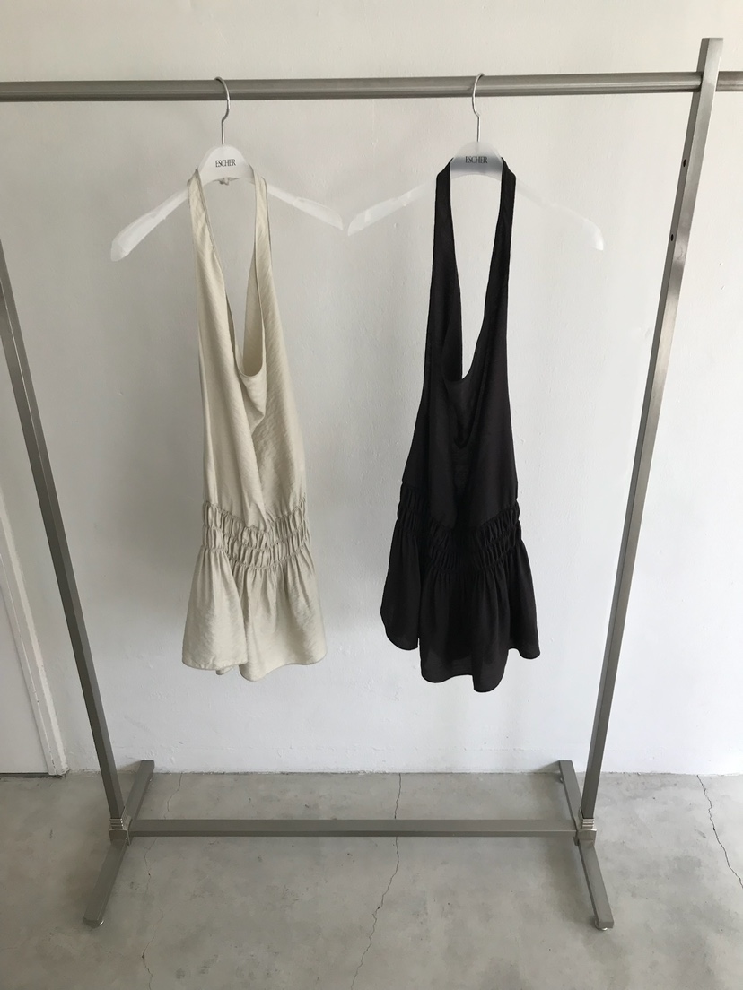 ESCHER韓國㊣直郵東大門代購女裝新品人氣休閑連衣裙含腰繩ESCHER連衣裙