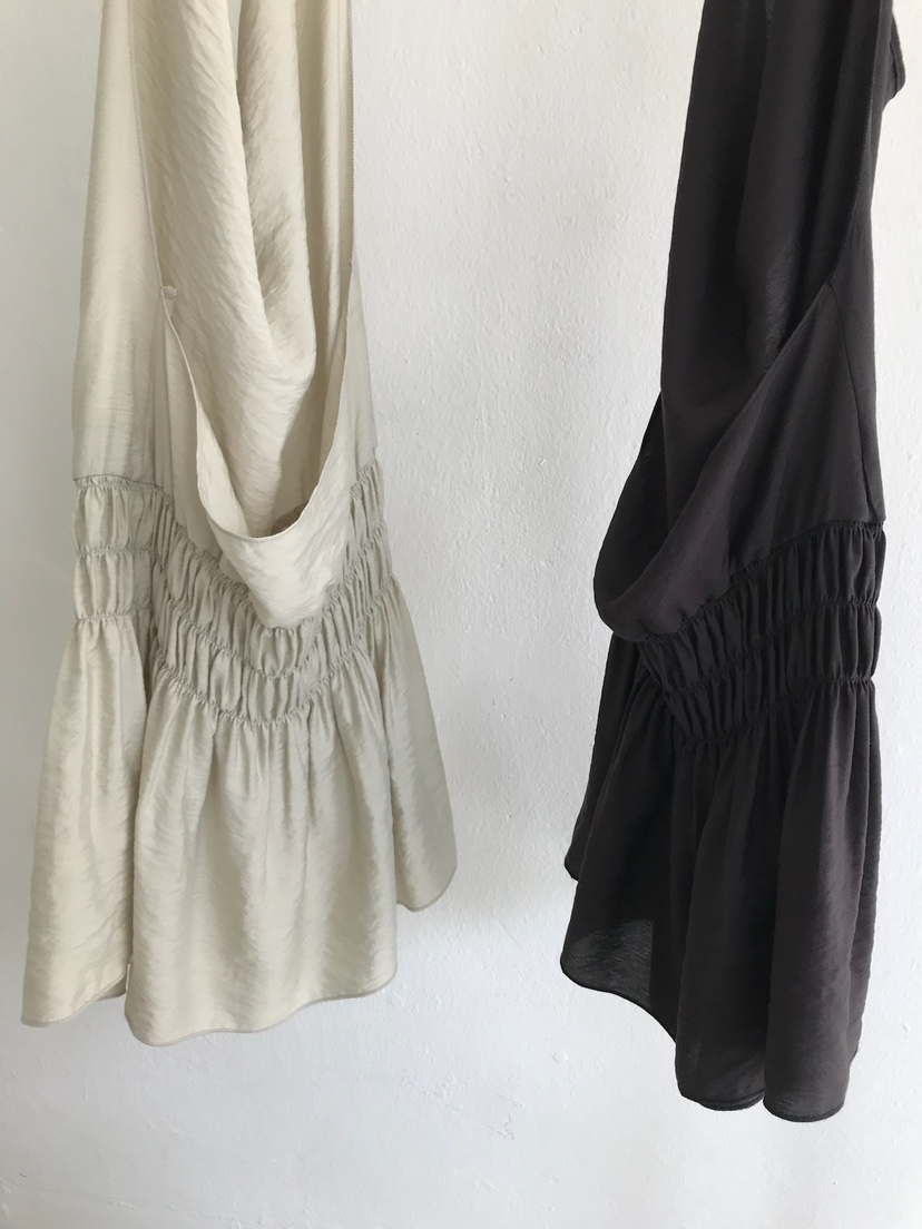 ESCHER韓國㊣直郵東大門代購女裝新品人氣休閑連衣裙含腰繩ESCHER連衣裙
