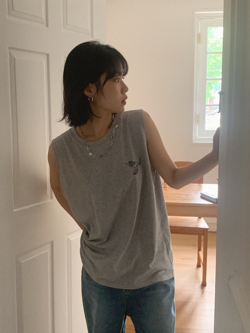 SLAT韓國直郵㊣東大門實拍女裝新款休閑熱賣25春夏吊帶背心SLAT吊帶/背心