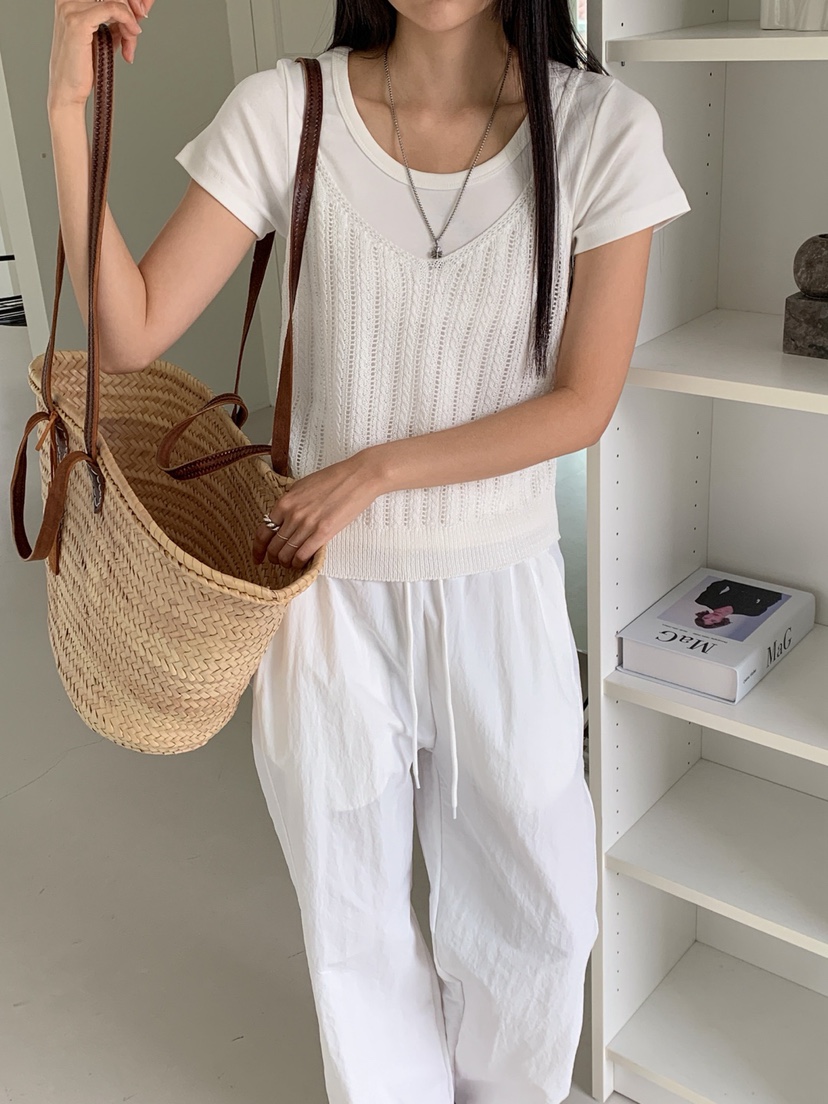 DARLUZ_MI韓國直郵㊣女裝新款熱賣人氣推薦時尚吊帶背心緊身DARLUZ_MI吊帶/背心