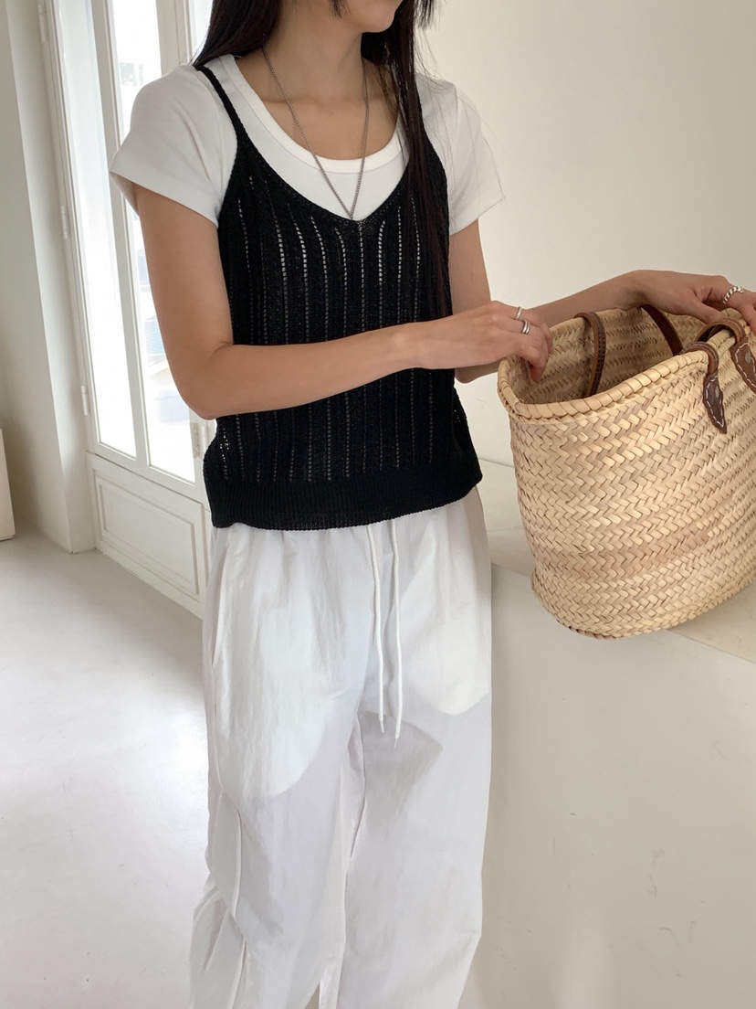 DARLUZ_MI韓國直郵㊣女裝新款熱賣人氣推薦時尚吊帶背心緊身DARLUZ_MI吊帶/背心