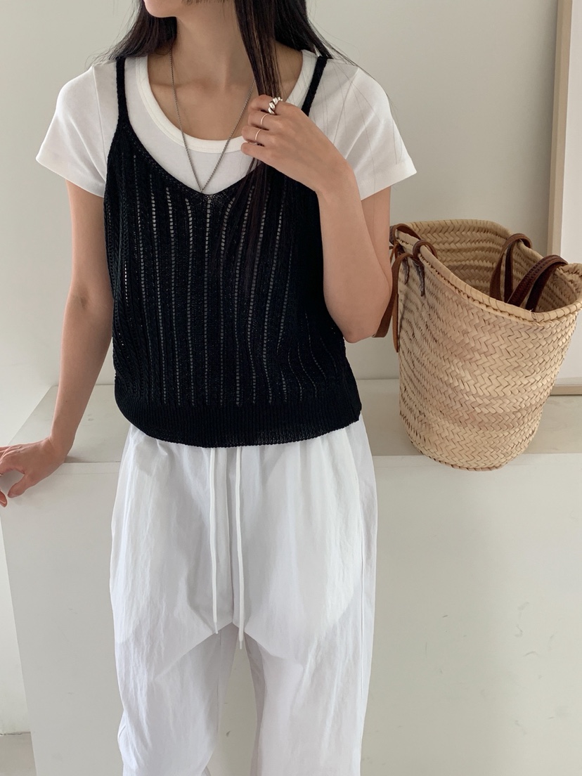 DARLUZ_MI韓國直郵㊣女裝新款熱賣人氣推薦時尚吊帶背心緊身DARLUZ_MI吊帶/背心