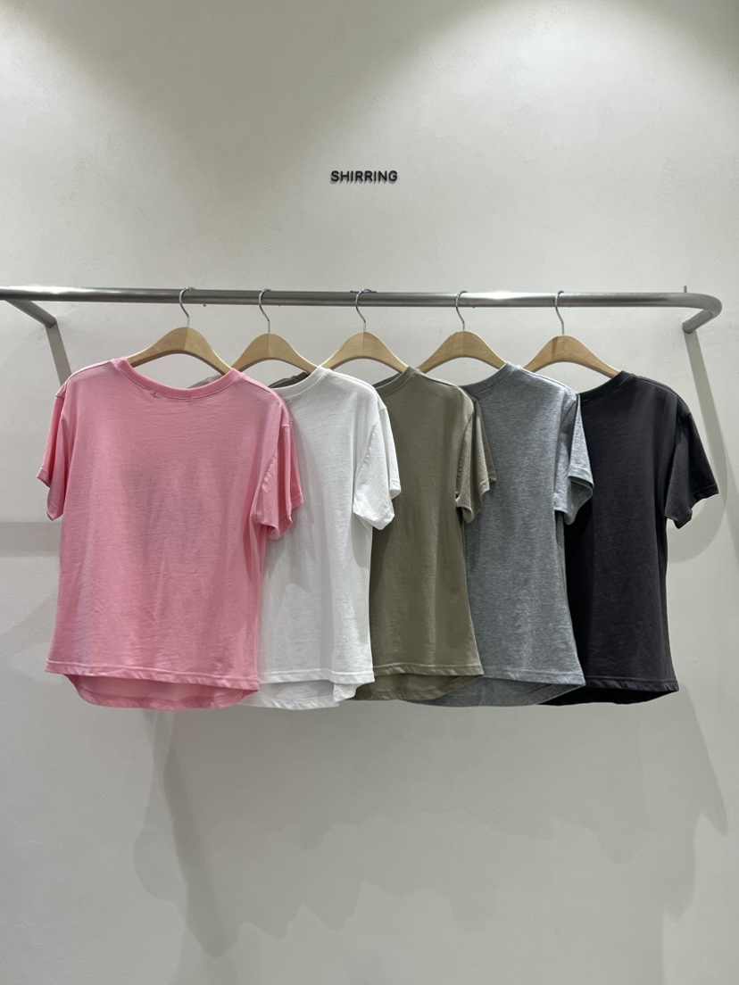 SHIRRING韓國㊣直郵東大門代購女裝新品推薦熱賣休閑時尚T恤SHIRRINGT恤