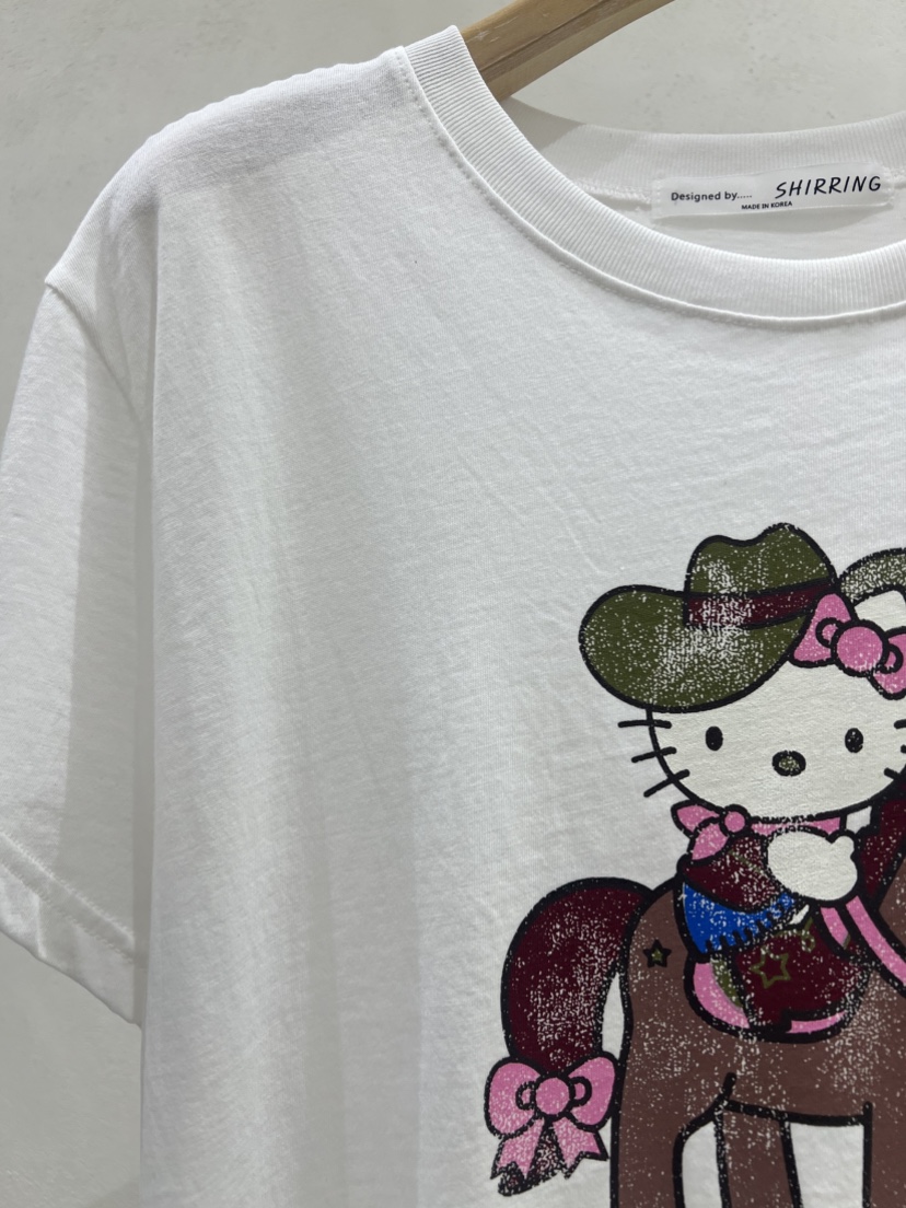 SHIRRING韓國㊣直郵東大門代購女裝新品推薦熱賣休閑時尚T恤SHIRRINGT恤