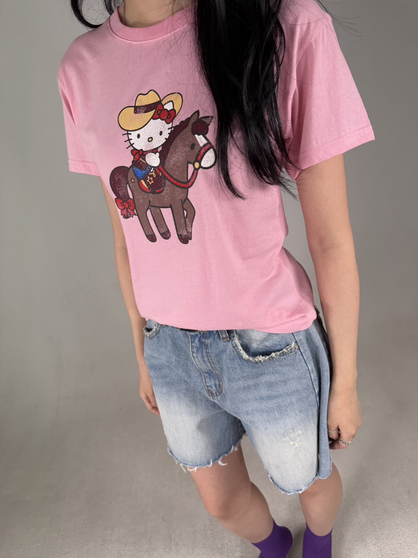 SHIRRING韓國㊣直郵東大門代購女裝新品推薦熱賣休閑時尚T恤SHIRRINGT恤