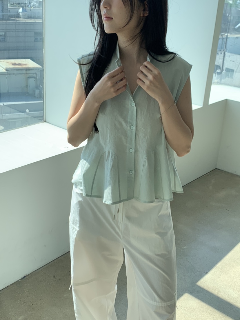 SPREAD韓國直郵㊣東大門實拍女裝新款熱賣推薦25春夏馬甲喇叭SPREAD馬甲