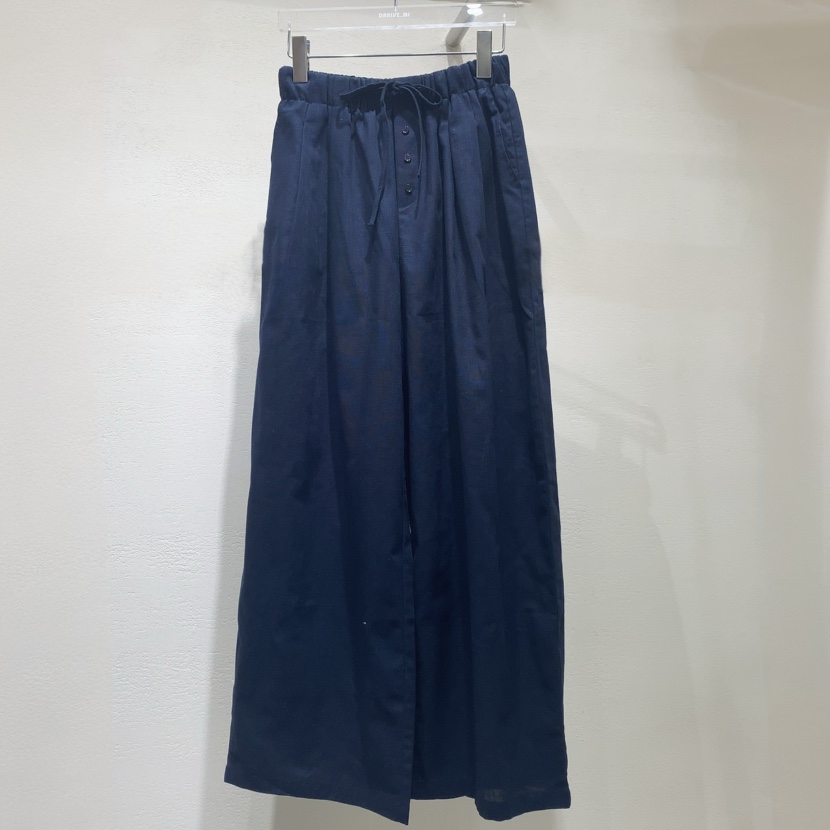 DARLUZ_MI韓國直郵㊣女裝新品推薦25春夏休閑休閑褲亞麻布紐扣DARLUZ_MI休閑褲圖色2